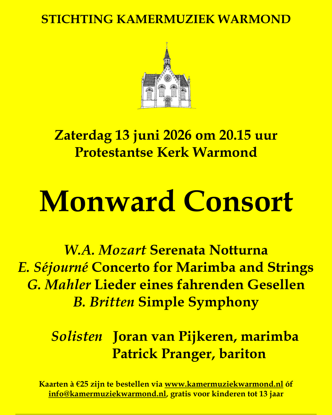 Concert 13 juni 2026